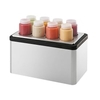 Neumärker Dressing Bar Set,  inkl. 8 FIFO Flaschen 00-40263,  Maße: 359 x 213 x 300 mm
