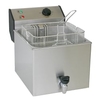 Neumärker Elektro Fritteuse Edelstahl 05-50142,  1 x 12 Liter mit Fettablauf