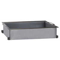 Neumärker Frittierpfanne für Gas Kombi Bräter mit 3 Brennern 01-50482-01,  Maße: 650 x 530 x 150 mm