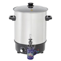 Neumärker Glühwein- und Heißwasserkessel 00-70447,  30 Liter - Maße: 450 x 450 x 520 mm