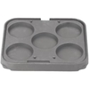 Neumärker Manufaktur Backplatte für Tartlet Basisgerät 31-40601,  T5: 5 Mulden à oben Ø 125 mm,  unten Ø 110 mm,  Höhe 20 mm