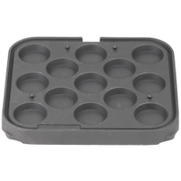 Neumärker Manufaktur Backplatte für Tartlet Basisgerät 31-40603,  T13: 13 Mulden à oben Ø 76 mm,  unten Ø 65 mm,  Höhe 20 mm