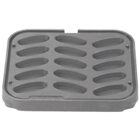 Neumärker Manufaktur Backplatte für Tartlet Basisgerät 31-40604,  T15: 15 Schiffchen à oben Ø 102 mm,  unten Ø 92 mm,  Höhe 16 mm
