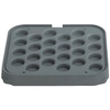 Neumärker Manufaktur Backplatte für Tartlet Basisgerät 31-40608,  T24: 24 Mulden à oben Ø 58 mm,  unten Ø 35 mm,  Höhe 20 mm