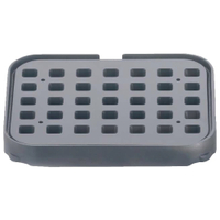 Neumärker Manufaktur Backplatte für Tartlet Basisgerät 31-40621,  T35: 35 Vierecke à 32 mm breit,  32 mm lang,  16 mm tief
