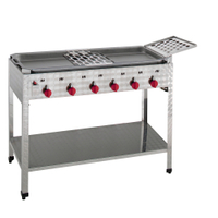 Neumärker Reibekuchen Gasstandbräter 00-50489,  6 Brenner