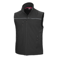 Nitras Apache Softshellweste Schwarz 7160-XXXXXL,  Größe XXXXXL