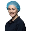 NITRAS Baretthaube,  52 cm 4002,  1 Karton = 10 x 100 Stück = 1000 Stück,  Farbe: blau