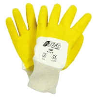 NITRAS Baumwoll-Trikot-Handschuhe 1600-10,  1 Karton = 120 Paar,  Größe: 10