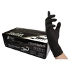 NITRAS BLACK SCORPION Latex Einmalhandschuhe,  schwarz 8220-S,  1 Karton = 10 Packungen = 1000 Stück,  Größe: S