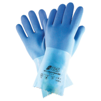 NITRAS "Blue Power Grip" Säureschutzhandschuhe 1611-9,  1 Packung = 12 Paar,  Größe 9
