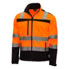 NITRAS Hawkeye Warnschutz-Softshelljacke,  neonorange/schwarz 7170-XL,  Größe XL