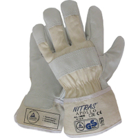 NITRAS "Herkules" Rindvolllederhandschuhe 1403BB-10,  1 Paar,  Größe: 10