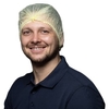 NITRAS Klipphaube,  52 cm 4014,  1 Karton = 10 Beutel à 100 Stück,  Farbe: gelb