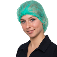 NITRAS Klipphaube,  55 cm 4016,  1 Karton = 10 x 100 Stück = 1000 Stück,  Farbe: grün