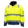NITRAS Motion Tex VIZ Plus Warnschutz-Pilotenjacke,  neongelb/blau 7141-XXXXL,  Größe XXXXL