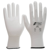 NITRAS Nylon-PU-Handschuhe,  weiß 6200-XL,  1 Karton = 240 Paar,  Größe XL (9)