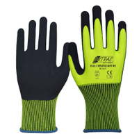 NITRAS NYLOTEX SOFT HV Schutzhandschuhe,  neongelb 3525-7,  1 Packung = 12 Paar,  Größe 7