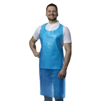 NITRAS PE-Schürze 4275,  Farbe: blau,  76 x 125 cm,  ca. 55 µ,  glatt