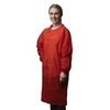 NITRAS PP-Besuchermantel 4531,  Farbe: rot,  4 Druckknöpfe,  ohne Taschen