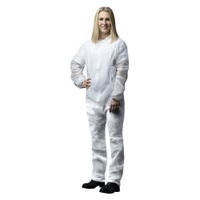NITRAS PP-Overall mit Kragen,  weiß 4515-XXL,  1 Karton = 50 Stück,  Größe: XXL