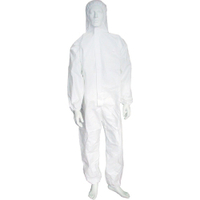 NITRAS PROTECT Chemikalienschutzanzug Overall,  weiß 4600,  1 Karton = 50 Stück,  Größe L
