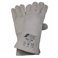 NITRAS Safe 5-Finger Schweißerhandschuhe 20535-9,  1 Packung = 12 Paar,  Größe 9