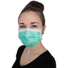 NITRAS SOFT PROTECT Mundschutz,  3-lagig 4322,  Farbe: grün