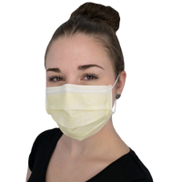 NITRAS SOFT PROTECT Mundschutz,  3-lagig 4326,  Farbe: gelb