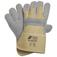 NITRAS "Split Star +" Rindspaltlederhandschuhe 1304-11,  1 Paar,  Größe 11