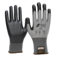 NITRAS TAEKI Schnittschutzhandschuhe,  Nitril-Beschichtung 6710-L,  1 Karton = 100 Paar,  Größe L (8)