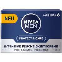 NIVEA For Men PROTECT & CARE Intensive Feuchtigkeitscreme 88812,  50 ml - Dose