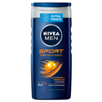 NIVEA MEN Body Cleansing Pflegedusche 81078,  250 ml - Flasche,  Sport