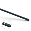 Nölle Metallstiel Kunststoffummantelt 00451602,  Länge: 130 cm,  Durchmesser: 21 mm,  Farbe: schwarz