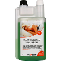 NOVADUR Relax Badezusatz Vital Kräuter 055.0031,  1000 ml - Doppelhals-Flasche