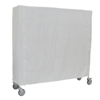novocal Abdeckhauben für Sortierregalwagen,  weiß H612B,  Gesamtmaße (B x T x H): 1217 x 610 x 1850 mm