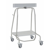 novocal Abfallsammler Genius S40L,  S40L,  mit 4 Lenkrollen,  40 Liter