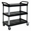 novocal Ecoline Mehrzweckwagen,  schwarz E4091-SCHW,  Maße(BxTxH): 101, 5 x 54 x 95 cm,  E4091-SCHW