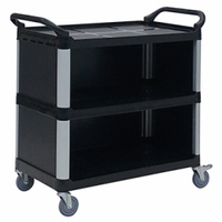 novocal Ecoline Mehrzweckwagen,  schwarz E4093-SCHW,  Maße(BxTxH): 101, 5 x 54 x 95 cm,  E4093-SCHW