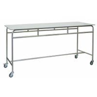 novocal Edelstahl Arbeits- und Ablegtisch ATE250F,  ATE 250 F mit Rollen
