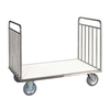 novocal Edelstahl-Transportwagen TRE 50,  (BxTxH) 1070 x 740 x 1045 mm,  ohne Rückwand