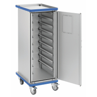 novocal geschlossener Modulwagen GM1-9,  Maße(BxTxH): 55, 5 x 72, 5 x 146, 4 cm,  GM1-9
