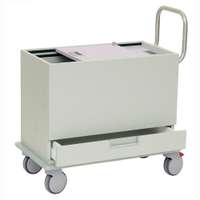 novocal Kartei- und Visitenwagen NKV60-1,  Maße (L x B x H): 86 x 66 x 70 cm,  NKV60-1