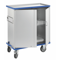 novocal Schrankwagen Aluminium,  eloxiert GS 150,  GS 150,  3-Fächer,  150kg Fassungsvermögen