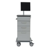 novocal Serie 4000 Computerwagen CW4020,  Maße(BxTxH): 57 x 68 x 108, 5 cm,  CW4020