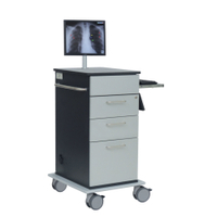 novocal Serie 4000 Computerwagen CW4210,  Maße(BxTxH): 57 x 68 x 108, 5 cm,  CW4210