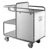 novocal Stationswagen SW 600 inkl. Frischwäscheschrank SW600/W2,  mit Kunststoffwanne