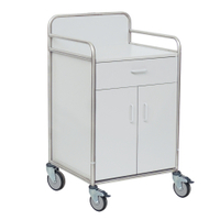 novocal Stationswagen SW 600 inkl. Frischwäscheschrank SW601,  mit einer Schublade