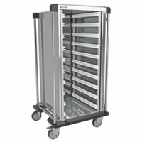 novocal Sterilgut-Transportwagen mit Auflageschienen für Module CI-STGW2-16-F,  Maße(BxTxH): 101 x 71 x 147 cm,  CI-STGW2-16-F
