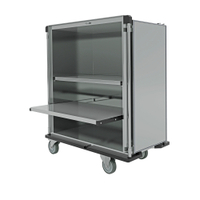 novocal Sterilgut-Transportwagen mit herausnehmbaren Fachböden CI-STGW-FB-2-A,  Maße(BxTxH): 126 x 71 x 147 cm,  CI-STGW-FB-2-A